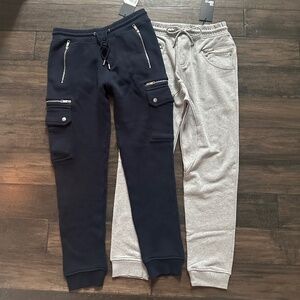 THE KOOPLES 2 Pair of Awesome Men's Sweatpant Joggers Sz M NWT $570!!